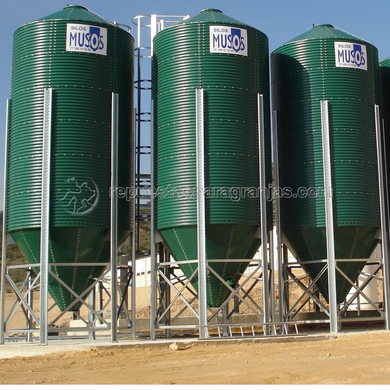 Silo d'alimentation agricole 26 m3 17000 kg