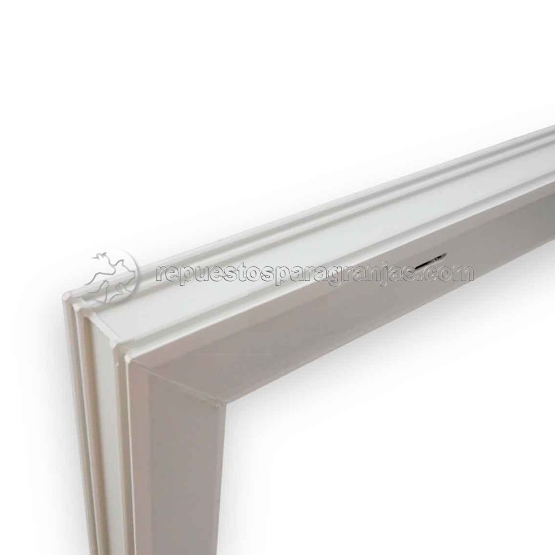 FEUILLE PVC BLANCHE PVC SIMPLE VERRE 800x600