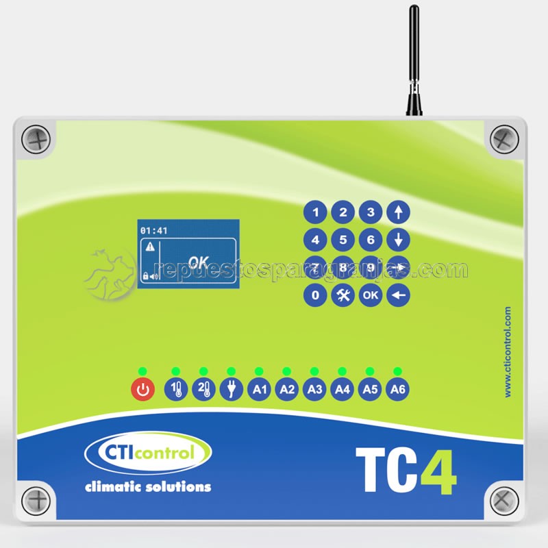 Sistema de alarma tc4 CTIcontrol telefónica con voz, batería y conexión 4G