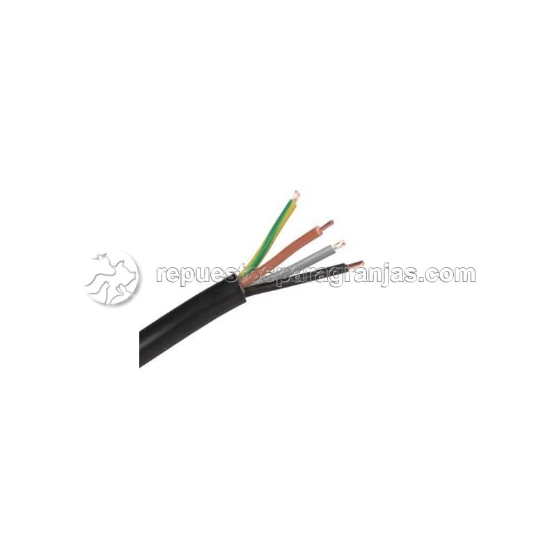 Câble électrique 4 x 1,5 mm 0,6/1KV PVC Noir